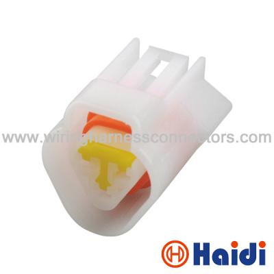 China Watertight 3 Pin Female Motorcycle Wiring Connectors White Wire Harness FW-C-3F-B for sale