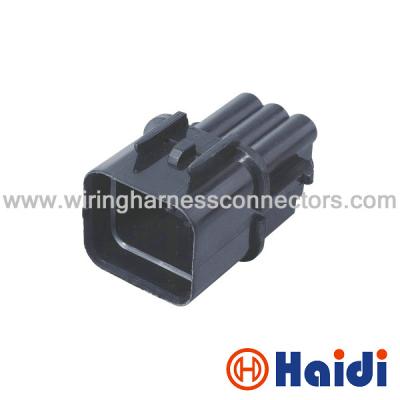 China Motorcycle Electrical Connectors Black Sealed Auto Waterproof Connector PB621-06020 for sale