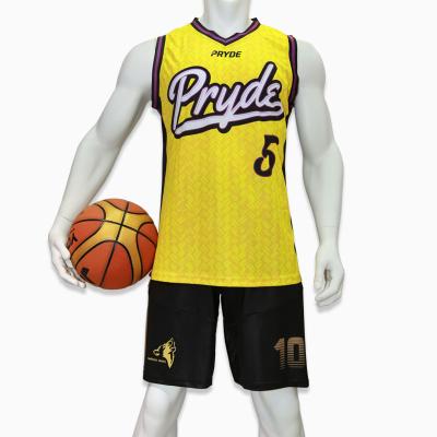 China Antibacterial Custom Sublimation Blanks Basketball Design Basketball Uniform Tank Top for sale