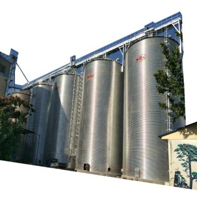 China Grain Bulk Storage Storage Steel Grain Silo With Cleaning System for sale