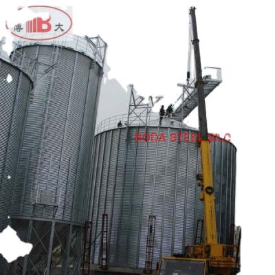 China Factory Assembly Silos Corrugated Galvanized Steel Steel Silo / Wheat Storage Silos for sale