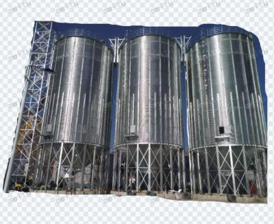 China Agriculture Industry Assembly Silo Bins 10t -1000t Galvanized Corrugated Steel Metal Bulk Feed For Sale Storage Steel Grain Hopper Cone BODA for sale