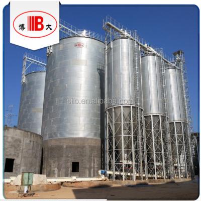 China Bulk steel grain storage 1000t silo bins and bottom grain silo storage system hopper silo bins for sale