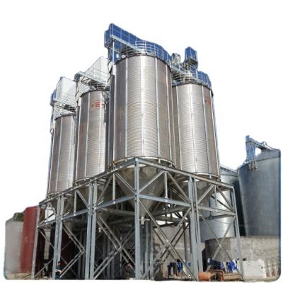 China Grain Storage Used Steel Grain Storage Silo Bins , Corn Galvanized Steel Tank for sale