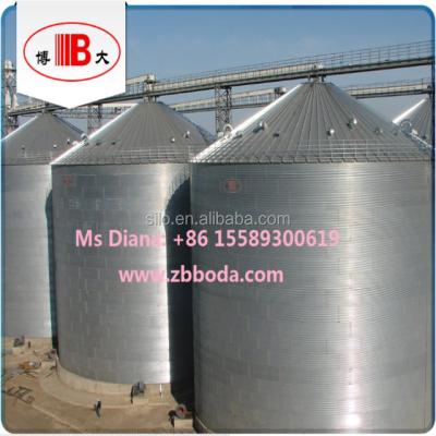 China Storage Boda Flat Bottom Steel Silo in capacity of 5000t and 6000t and 8000t and 10000t selling on competitive price for sale