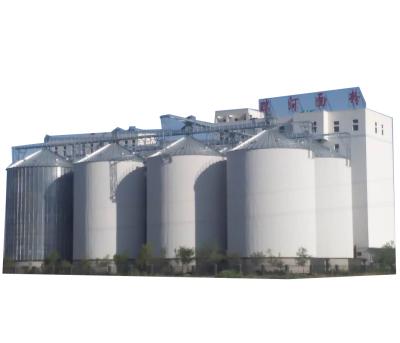 China factory large capacity flat bottom insulation steel silo, steel insulation silo price, grain storage system for sale