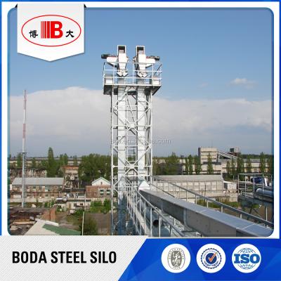 China TDTG Series Vertical Bucket Elevator Used For Bulk Grain Or Pellet Storage Steel Silos for sale