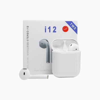 China New Mini Wireless Sport Headphones TWS i12 Pro High Quality TWS 5.0 Wireless Headset i12 Max for sale