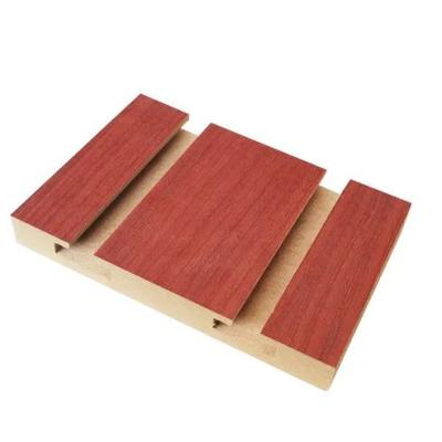 China Contemporary Popular Cherry slatwall panel, MDF slatwall for displays, slatwall shelves for retail store for sale