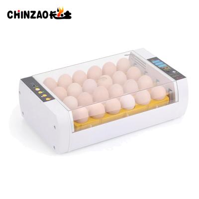 China Intelligent Automatic 24-Eggs Bird Egg Incubator Hatcher With Temperature Control for sale