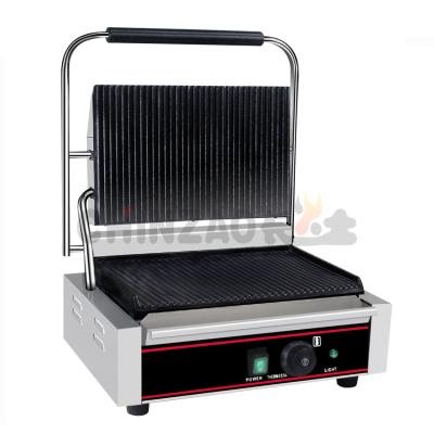 China Commercial Catering Panini Grill Singleles Dish Stains Steel Kitchen Equipment for sale