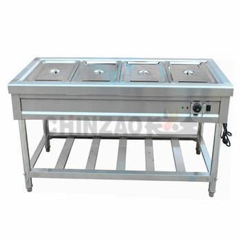 China Stainless Steel 201 Electric Food Warmer Bain Marie 4 Stainless Steel Pans for sale