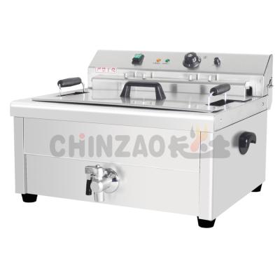 China Hotels Table 20L Electric Donut Deep Fryer With 1 Big Frying Basket for sale