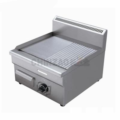 China Heavy Duty Iron Stainless Steel Restaurant Kitchen Equipment LPG Gas Griddle for sale