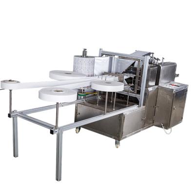 China Full Automatic Hotels Alcohol Swab Packaging Machine Alcohol Swab Pad Making Machine for sale