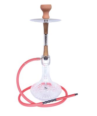 China Stainless Steel 60CM Shisha Pot Hookah Hookah Arabic Wooden Hookah for sale