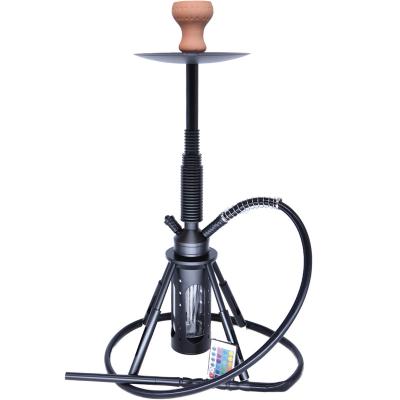 China Large Single Stainless Steel Tube Aluminum Alloy Hookah Rocket Hookah for sale