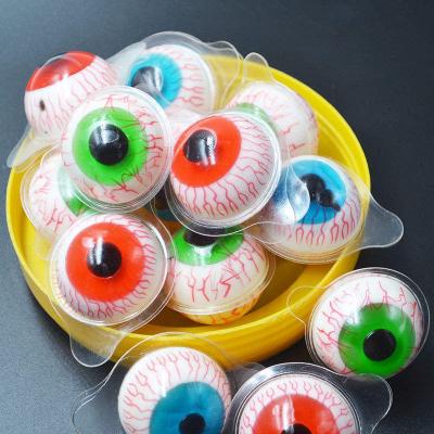 China Wholesale Natural Gummy Confectionery Ball Eyeball Candy Jelly Eye Ball For Kids for sale