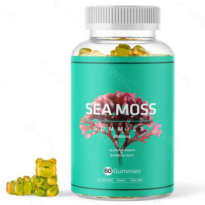 China Natural Vegan Private Label Sea Moss Gummies Private Label for sale