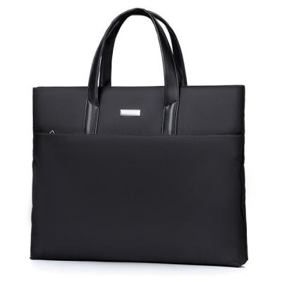 China Fashion Full Grain Black Leather Business Bag Men IT Cowhide Business Briefcase Manager Bag Briefcases for sale