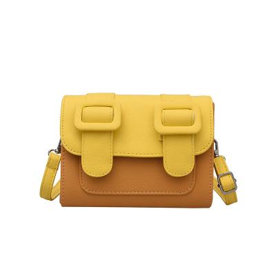 China Newly Popular High Quality Leather Women Small Square Cross Shoulder Bags - Body Bag for sale