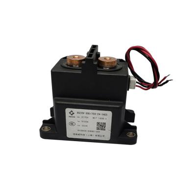 China XGE6V-300 China Magnetic Contactor Manufacturers Professional HV Contactor 24v DC 91.5*59*80.7mm for sale