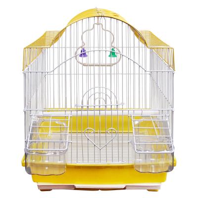 China China Breathable Iron Love Bird Cage Good Quality Small Parrot Pet Living House Bird Cage for sale