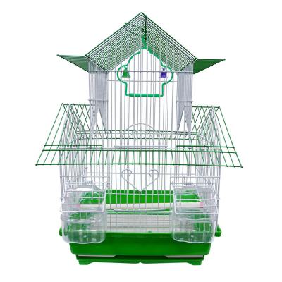 China Pet Product Breathable Custom Animal Cage Wrought Iron Wire Bird Cage Bird House for sale