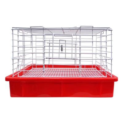 China Breathable Strong Durable Iron Material Breeding Cages Houses For Pet Rabbit for sale