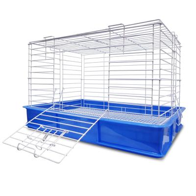 China Hot Selling Good Quality Metal Material Breathable Iron Cage For Rabbit Pet House for sale