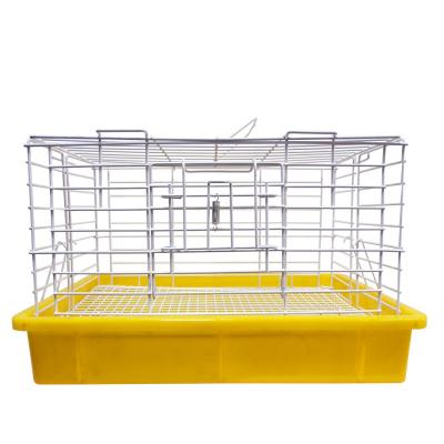 China Factory Direct Sale Viable Portable Square Rabbit Iron Cage Pet Cages for sale