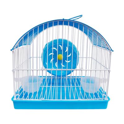 China Durable Small Size Breathable Breathable Iron Material Cages Houses For Pet Hamster for sale