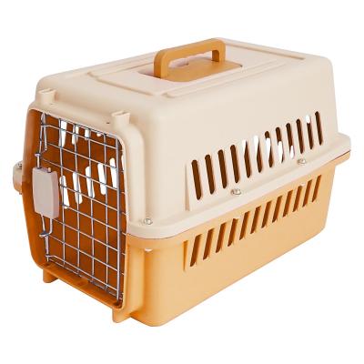 China Portable Cat Crate Animal House Box Breathable Warm Dog Kennel Sky Carrier Bag Air Transport Pet Sale Transport for sale