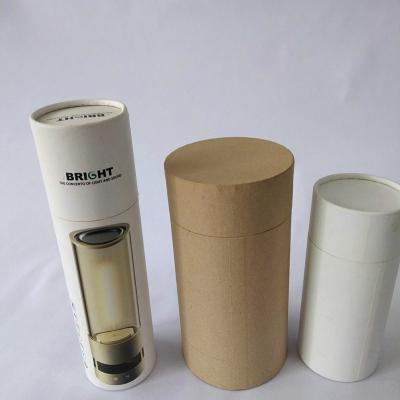 China Recyclable Custom Cylinder Thermos Cup Kraft Paper Packaging Box for sale