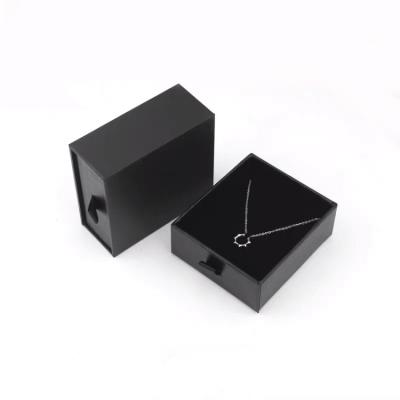 China Handmade Custom High Quality Luxury Packaging Cardboard Drawer Jewelry Box for sale