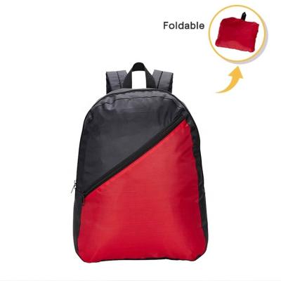 China Waterproof Wholesale School Backpack Bags Student Hg Custom Logo Printed Polyester Foldable Backpack For Girls And Boys for sale