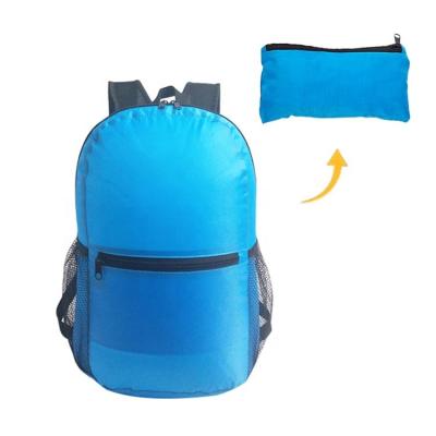 China Custom Logo High Rise Polyester Portable Sports Backpack Factory Hg Portable Waterproof Foldable Rucksack Bags for sale