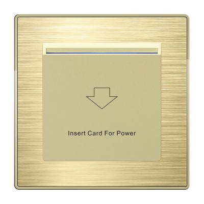 China New Design Hotel Room Light Control Unit Connecting Smart Home Wall Touch Switch Card Holer for sale