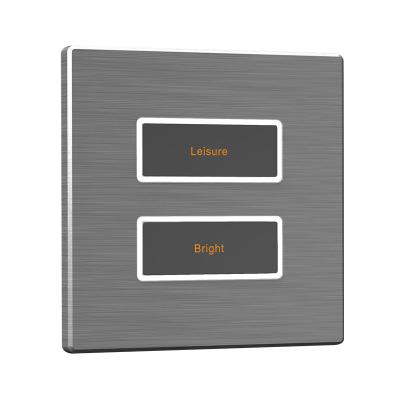 China Connecting Room Control Unit Touch Screen Metal Light Control Switches For Hotel Systems for sale