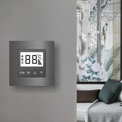 China Contemporary HVAC Heating Room Temperature Controller Hotel AC knx Cooling Digital Thermostat for sale