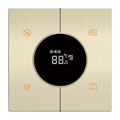 China Contemporary Digital Temperature Controller Best Smart KNX Hotel Room Knob Thermostat for sale