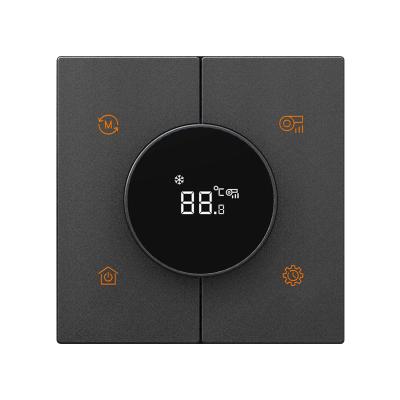 China Wholesale 240V Contemporary Universal Digital Temperature Controller Hotel Room ZigBee Knob Smart Thermostat for sale