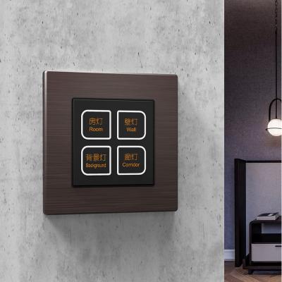 China Smart Power Wall Connecting Mechanical Lamp Switch 1 Strip Black USA Housing Smart Home Gadgets for sale