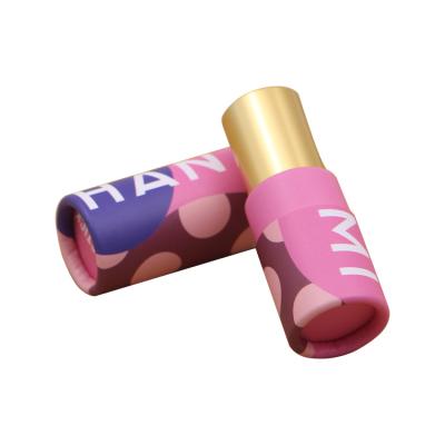 China Recycled Materials Lace Vintage Style Eco Empty Custom Gold Insert Lipstick Aluminum Paper Tubes for sale