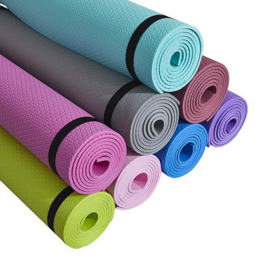 China Customized Hot Fitness Mat 3-6mm Thickened Eva Yoga Mat 3-6mm Thickened EVA Amazon Selling LOGO Yoga Mat Customized for sale