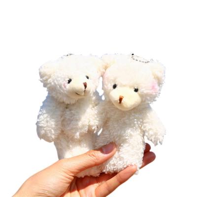 China On package Amazon hot sale blush spot wholesale new doll doll teddy bear bag pendant bag accessories for sale