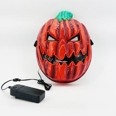 China Wholesale Party PVC Funny Spot LED Lights Pumpkin Head Party Decoration for sale