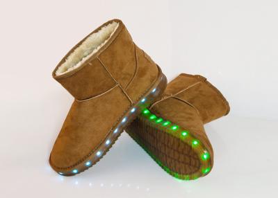 China Botas del ante de la nieve las medias que centellan los zapatos para los adultos, mujeres encienden para arriba los zapatos en venta