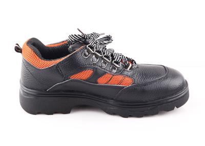 China Mining Workers / Athletic Steel Toe Work Shoes Second Layer Smashing Resistant for sale