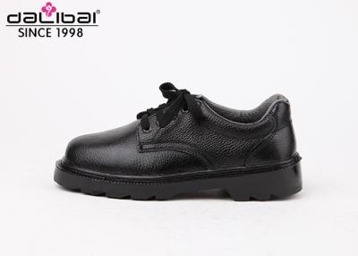 China Water Resistance Steel Toe Safety Shoes , Leather Steel Toe Shoes BK Mesh Lining for sale